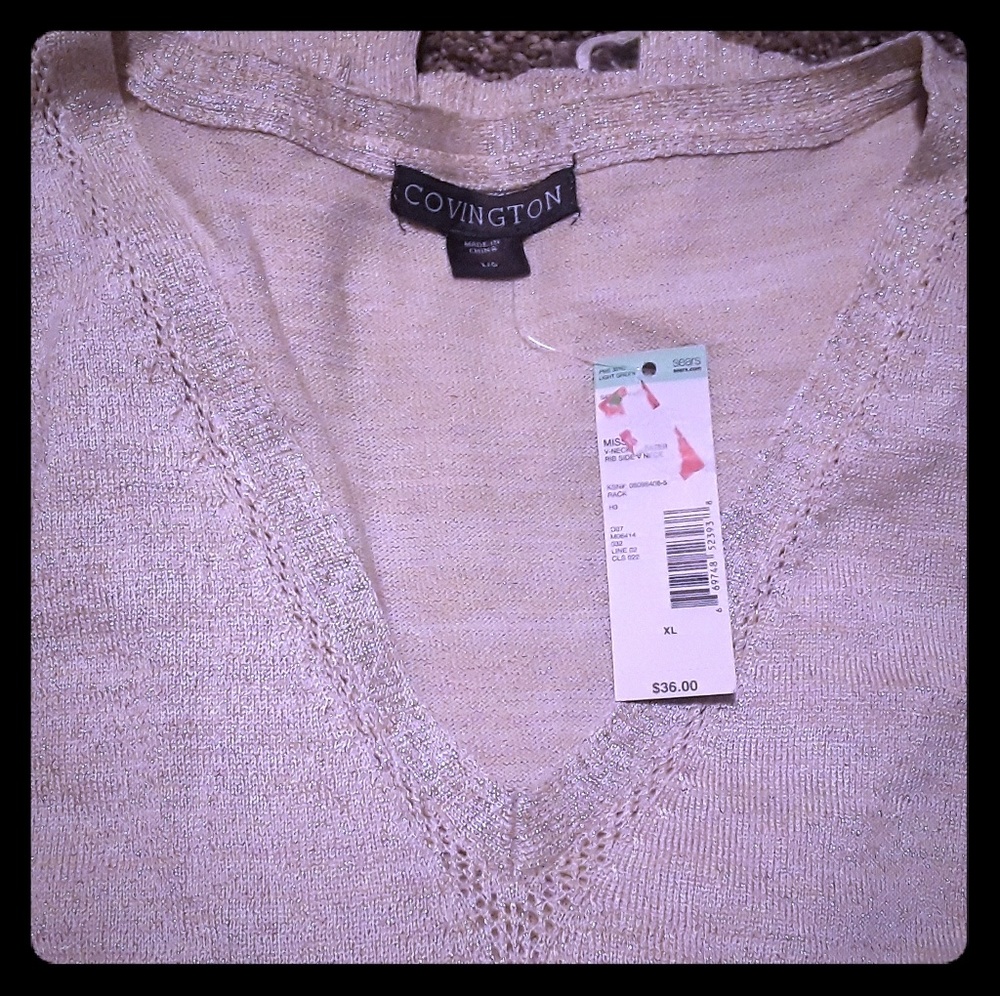 V neck sweater